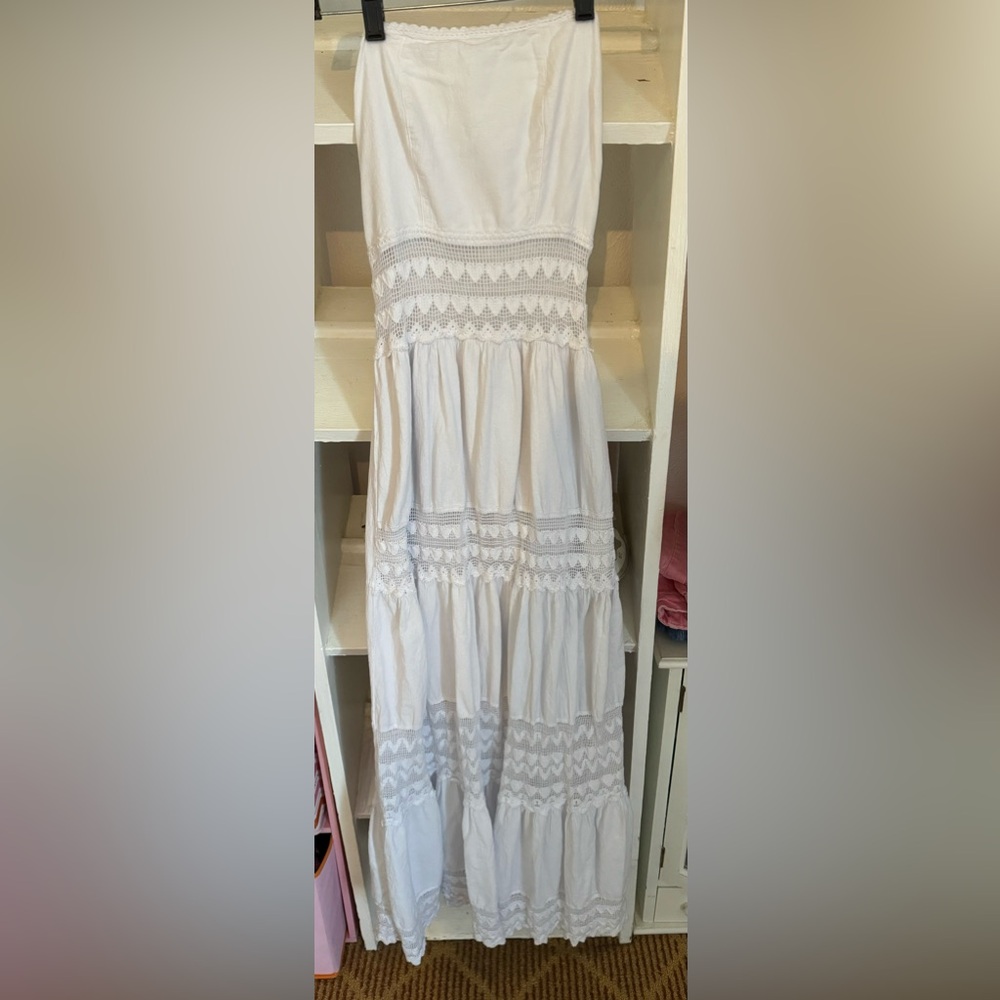Strapless maxi dress!